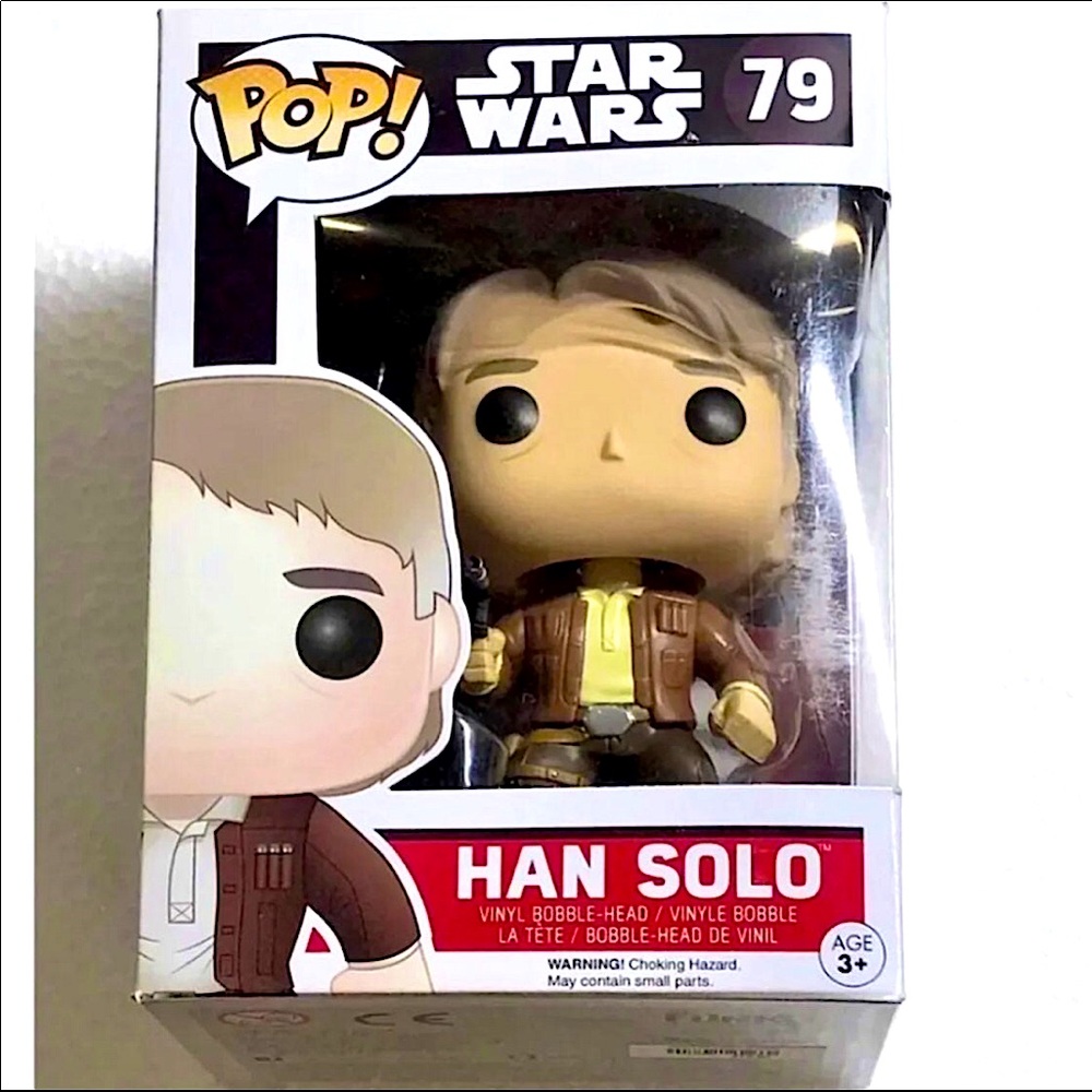 Star Wars Funko POP 79 Han Solo Bobble-Head Figurine Toy